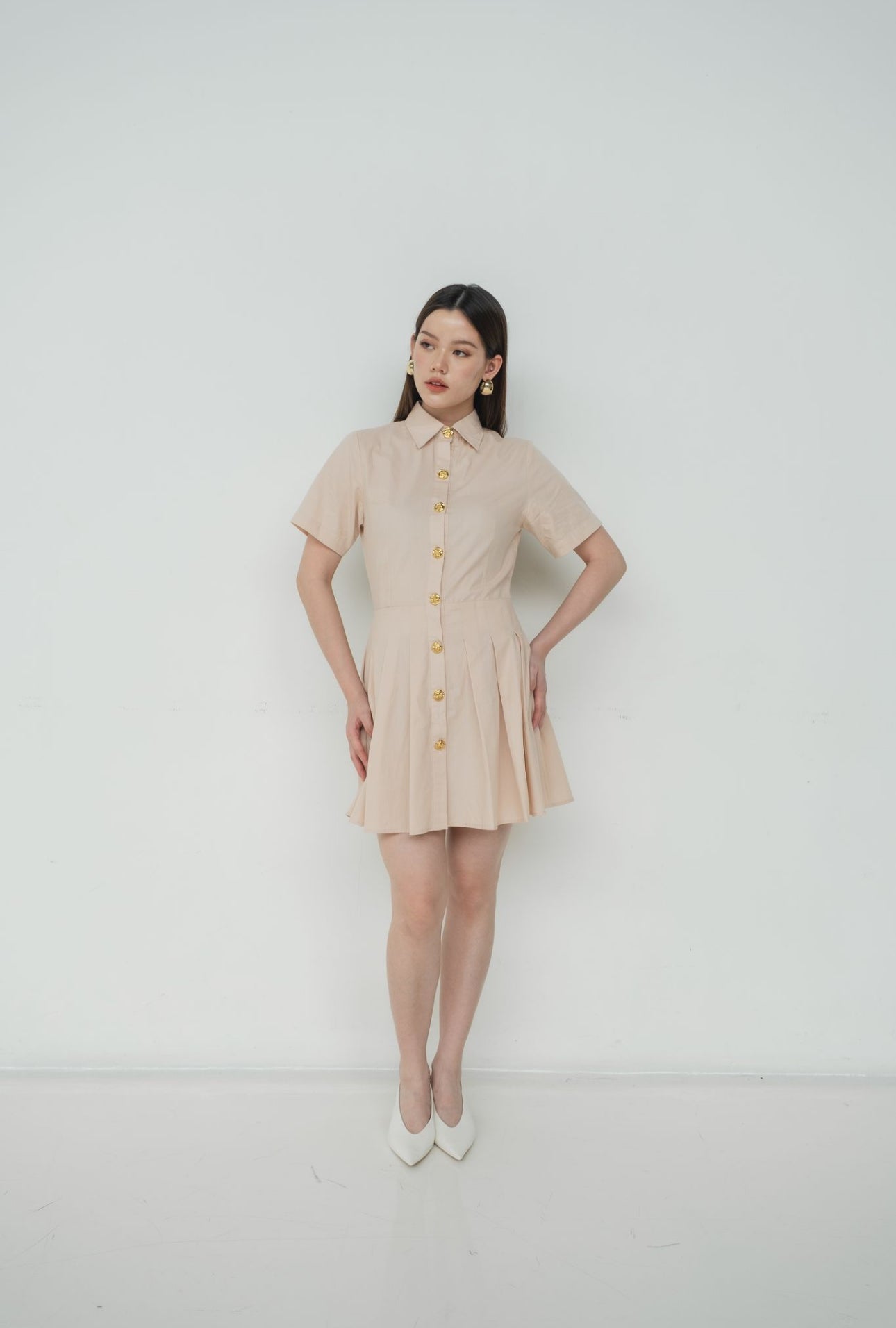 Wilona Dress | Cream