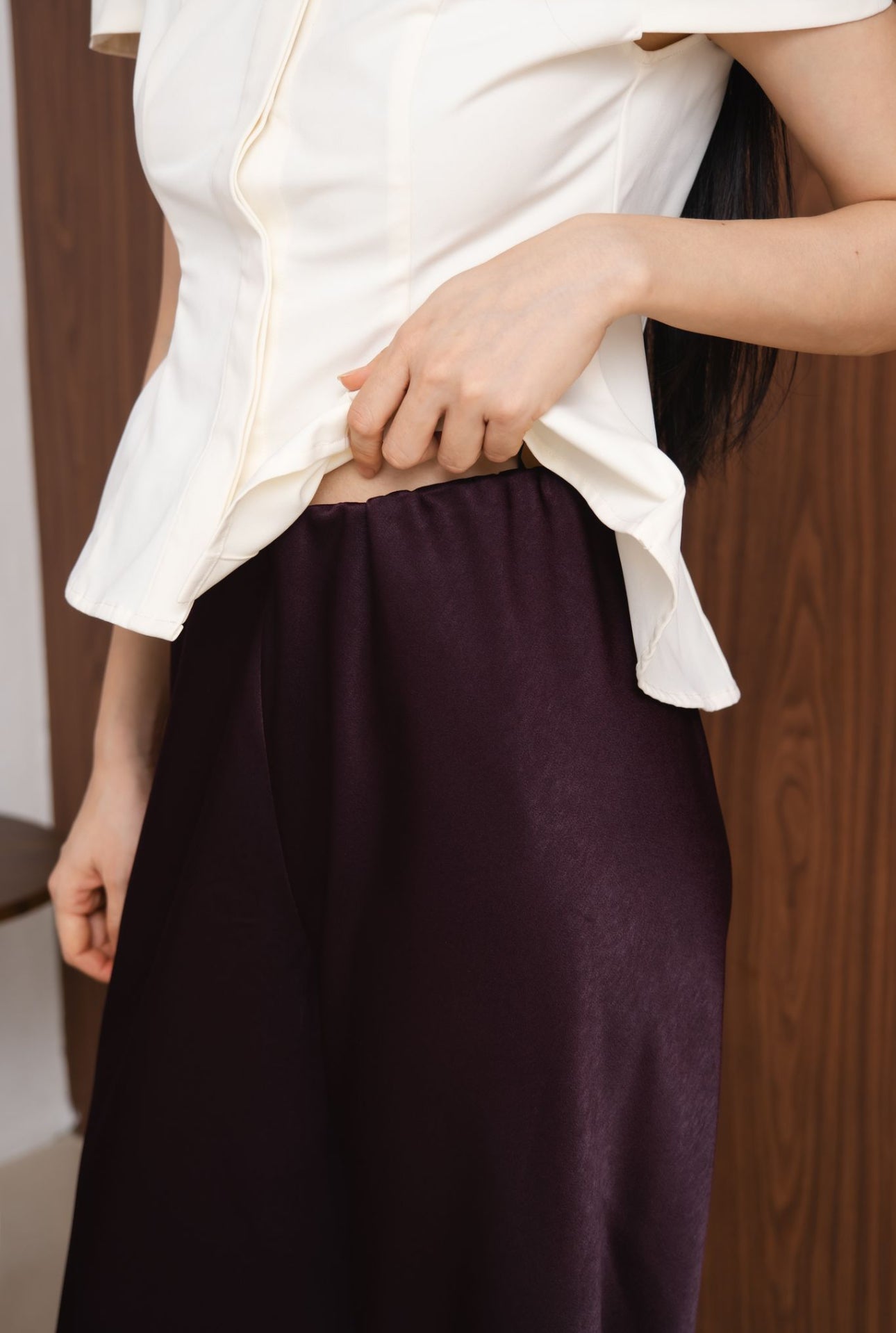 AllDay Suede Pants | Plum