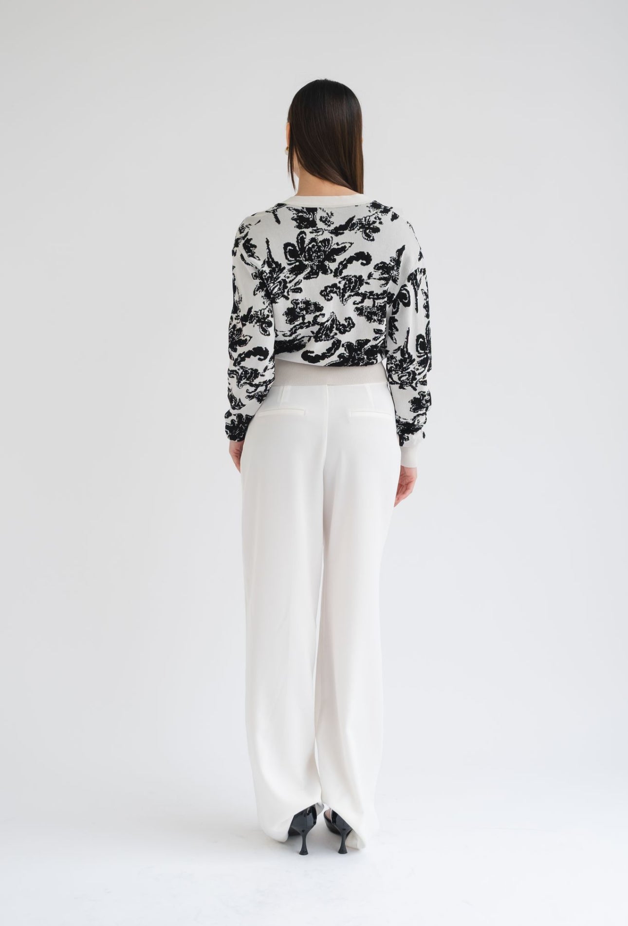 Lina Floral Knit Cardigan