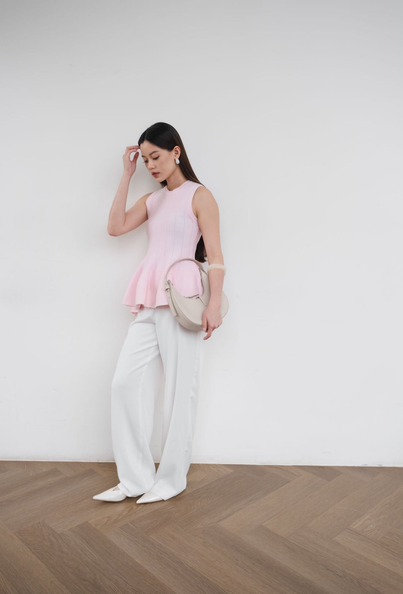 Lila Sleeveless Knit Top | Pink