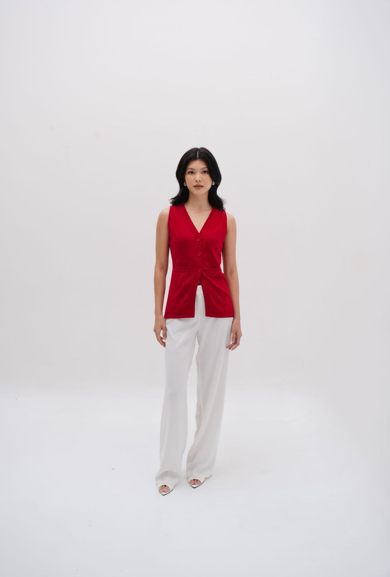 Cassia Vest | Red