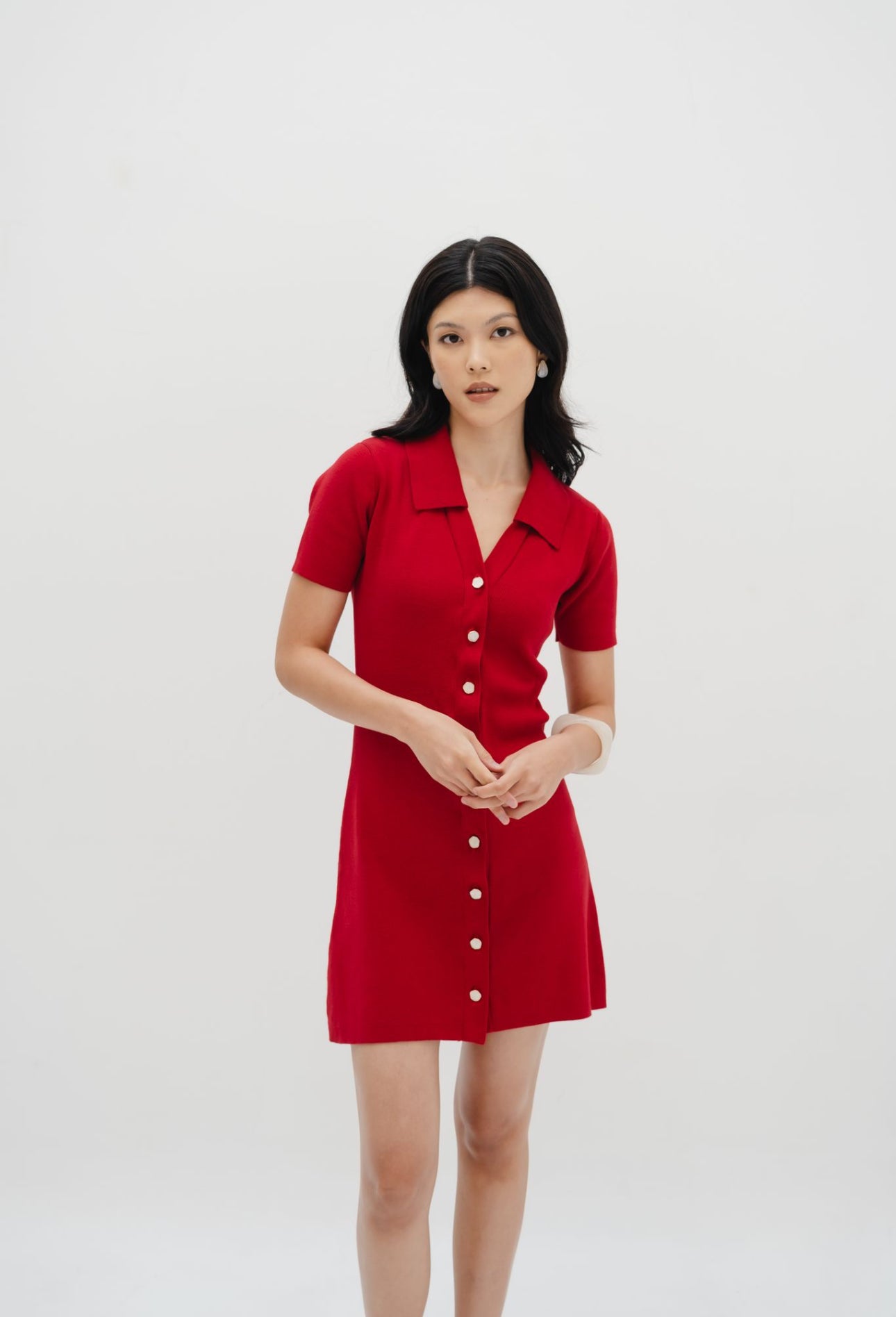 Ashlyn Dress | Red