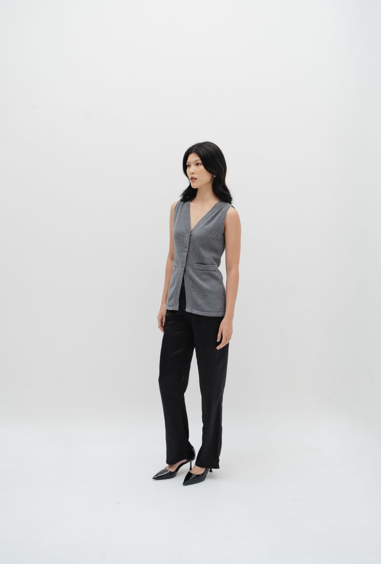 Cassia Top | Dark Grey
