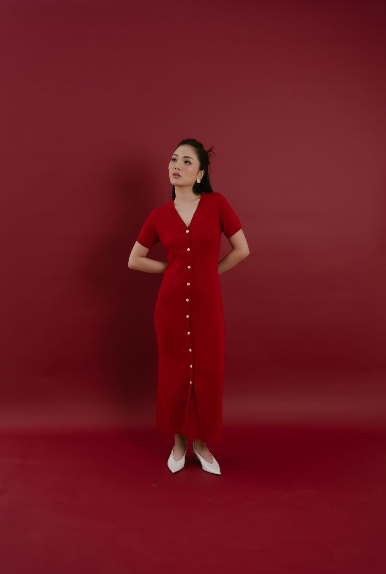 Lune Dress | Red