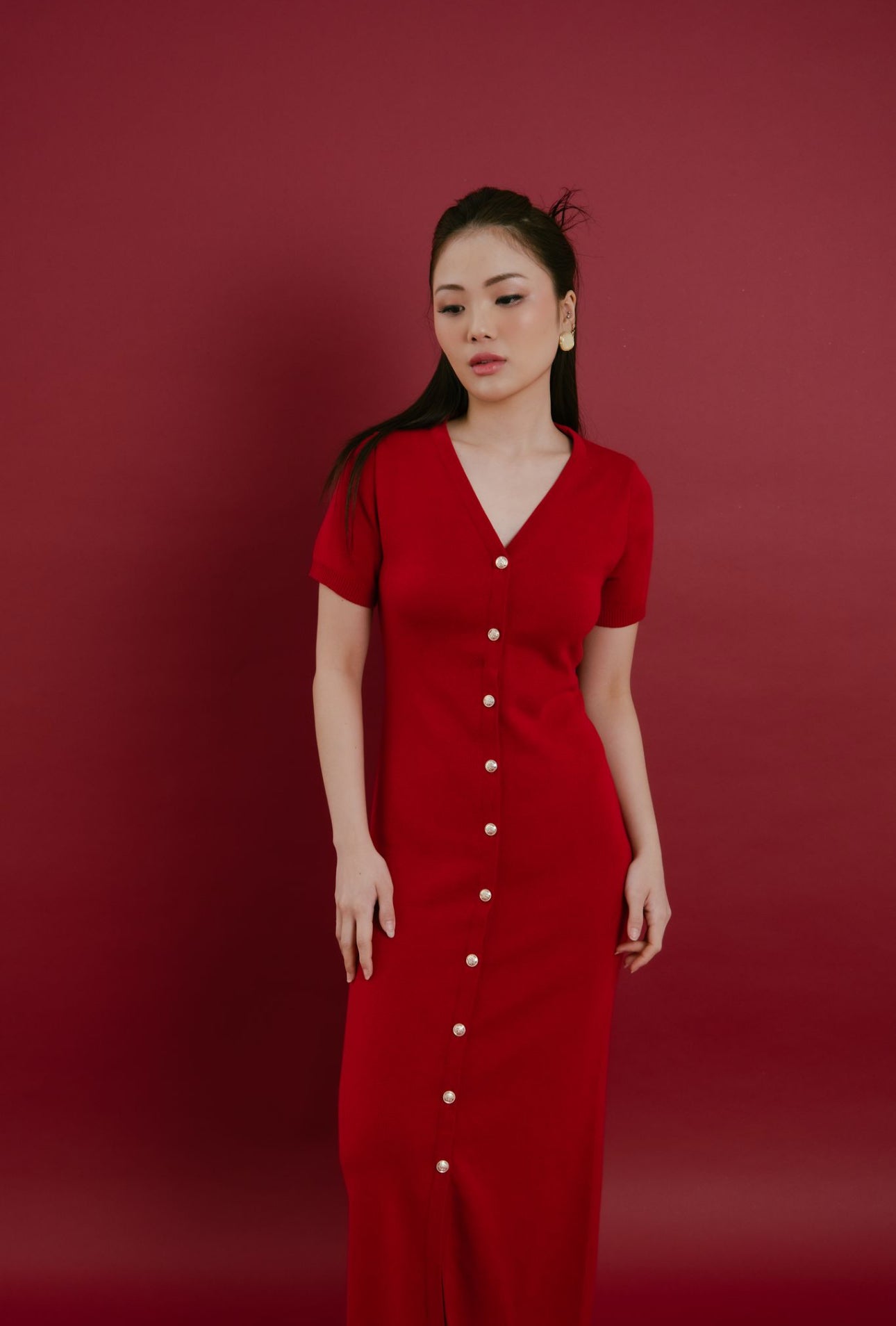 Lune Dress | Red