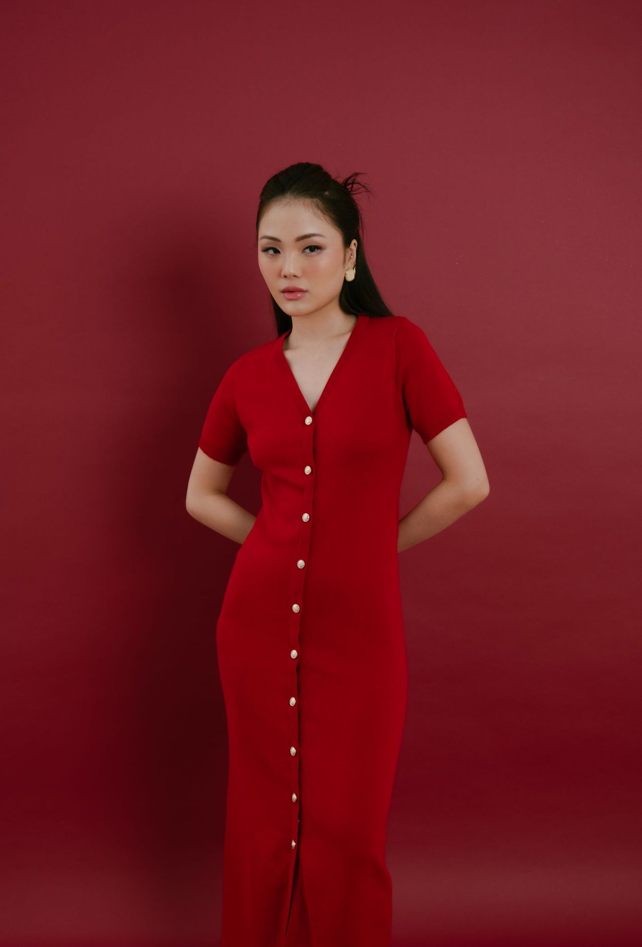 Lune Dress | Red