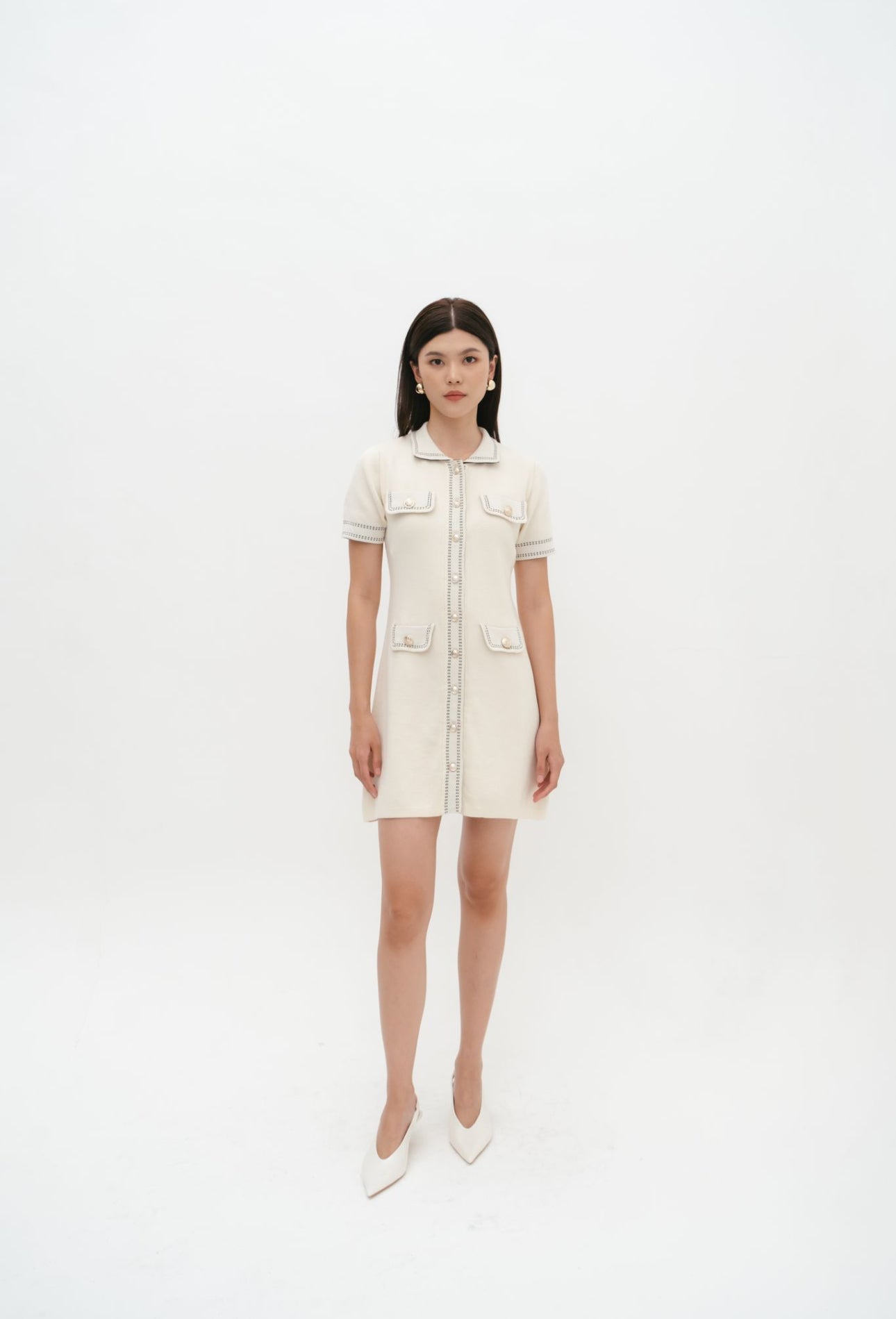 Serena Dress | White