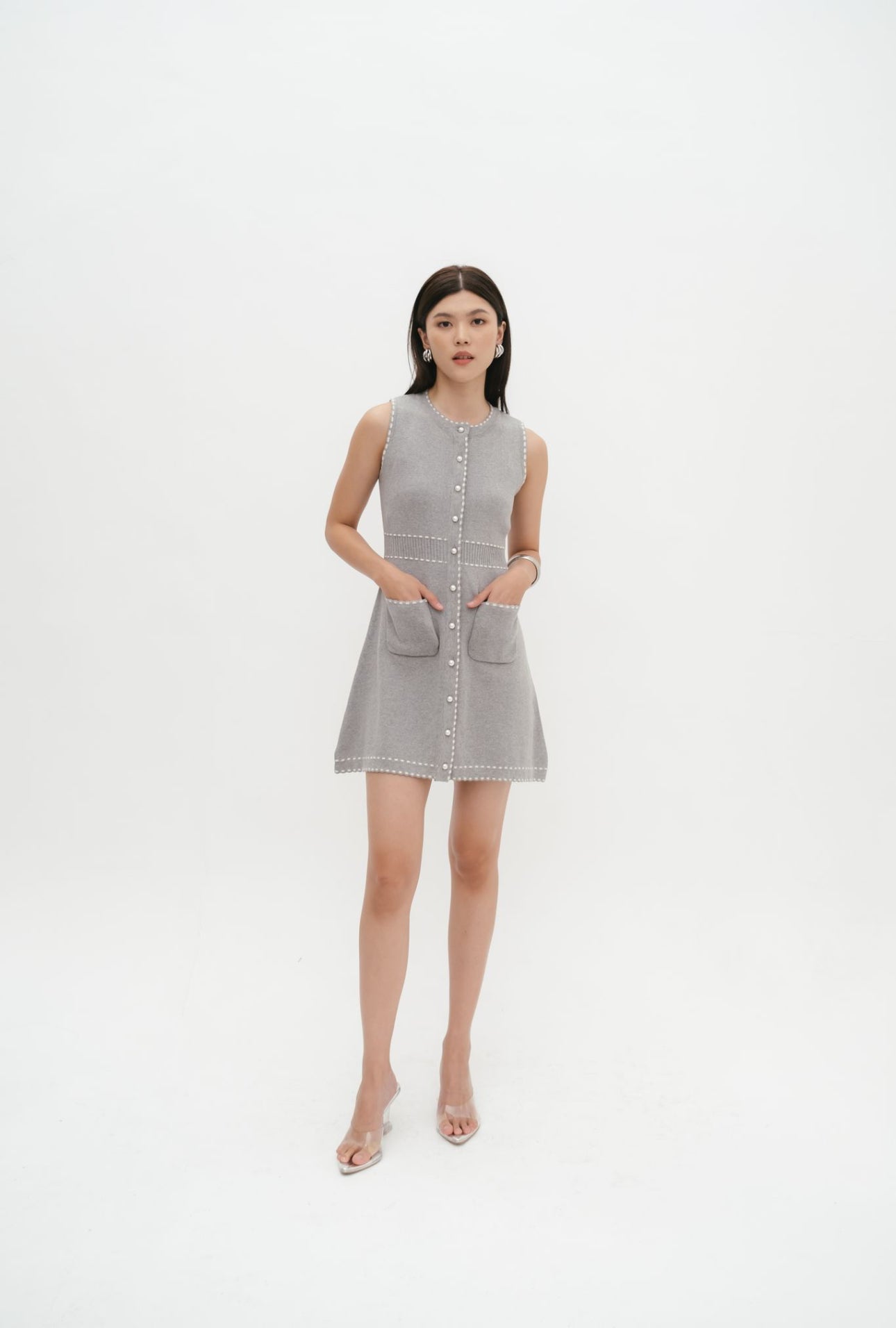 Lene Dress (Shorter version) | Grey