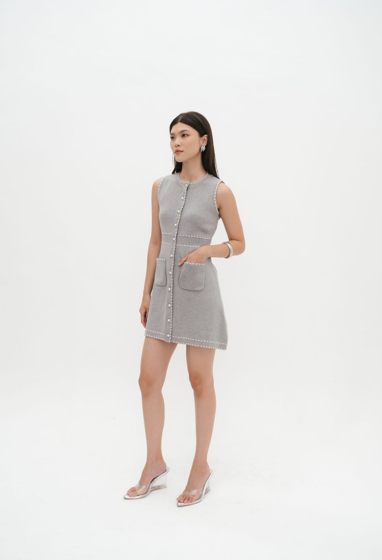 Lene Dress (Shorter version) | Grey