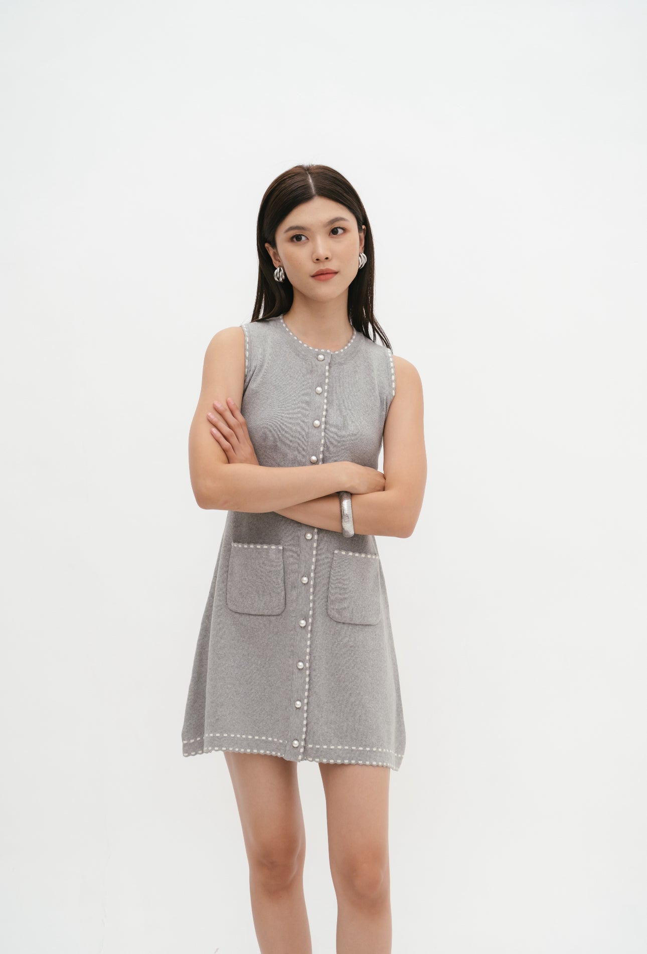 Lene Dress (Shorter version) | Grey