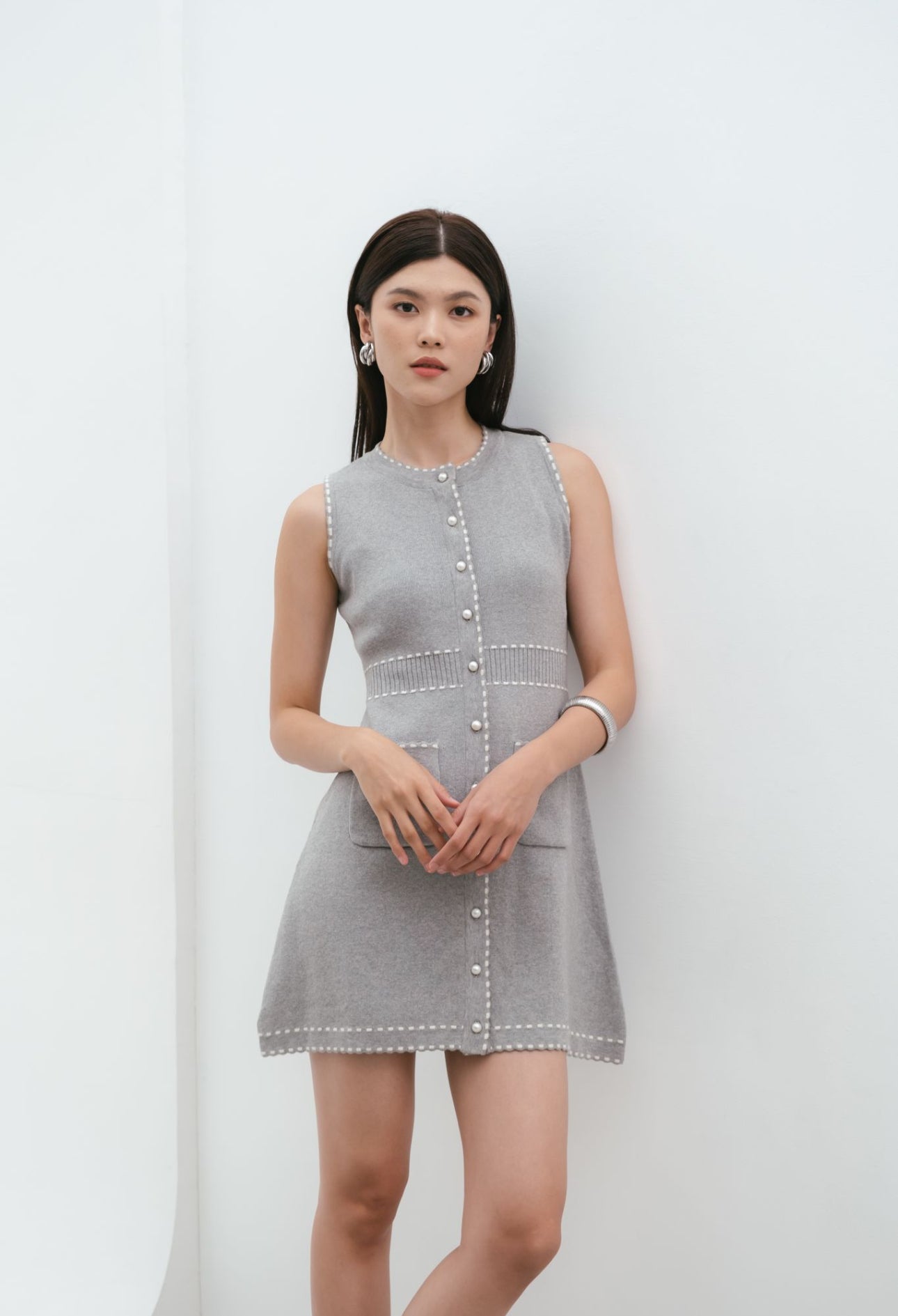 Lene Dress (Shorter version) | Grey