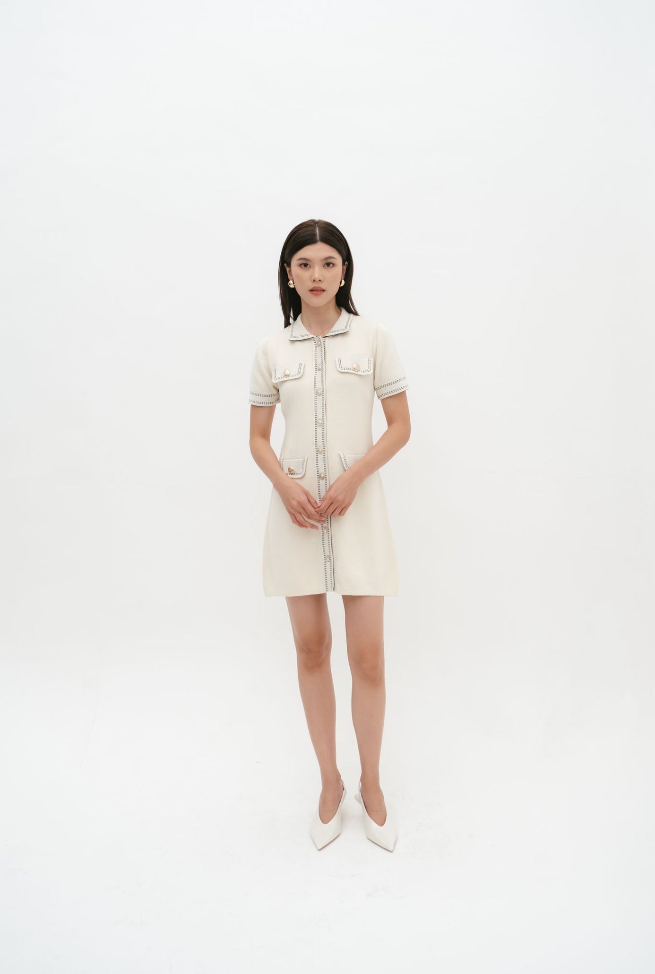 Serena Dress | White