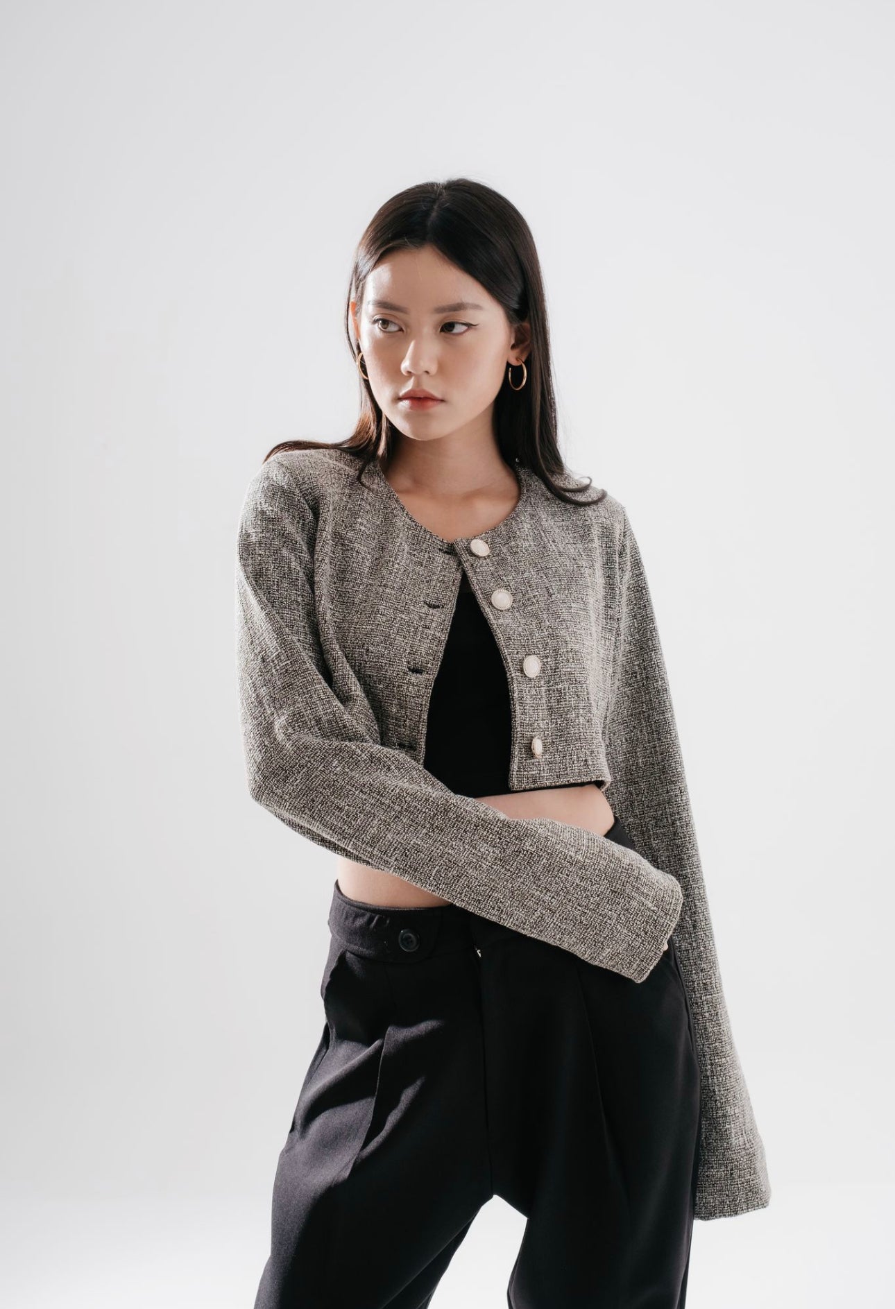 Skarlet Crop Blazer