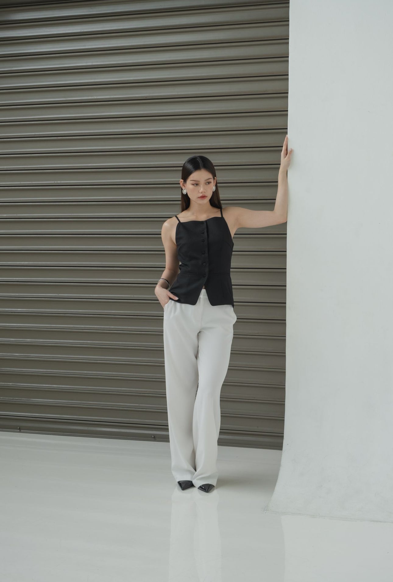 Jeanne Boatneck Tank | Black