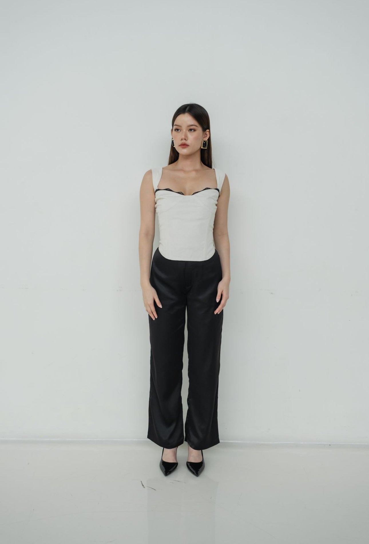 Kiara Lace Top | White