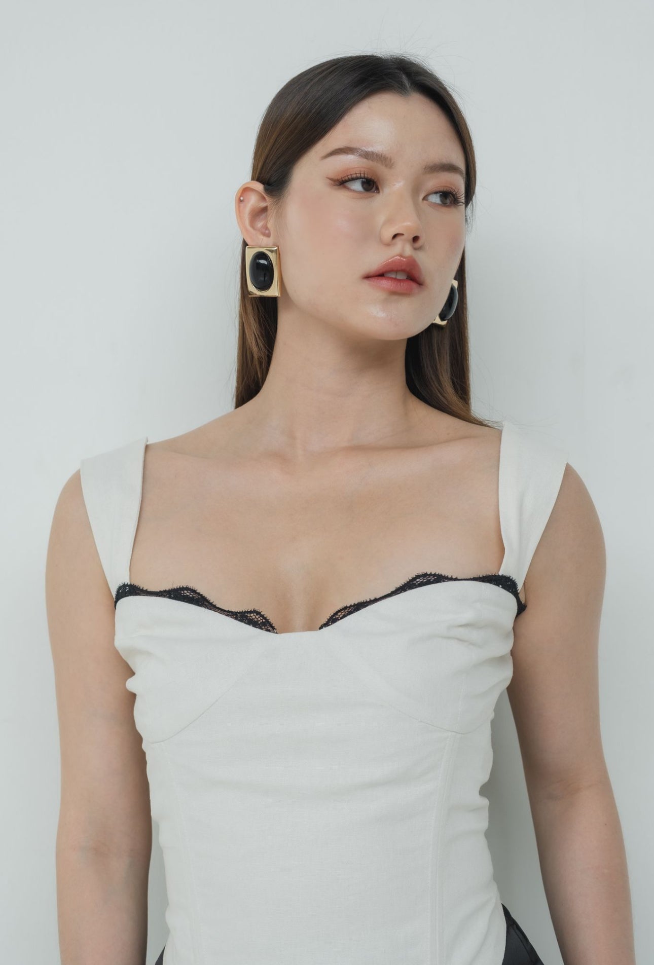 Kiara Lace Top | White