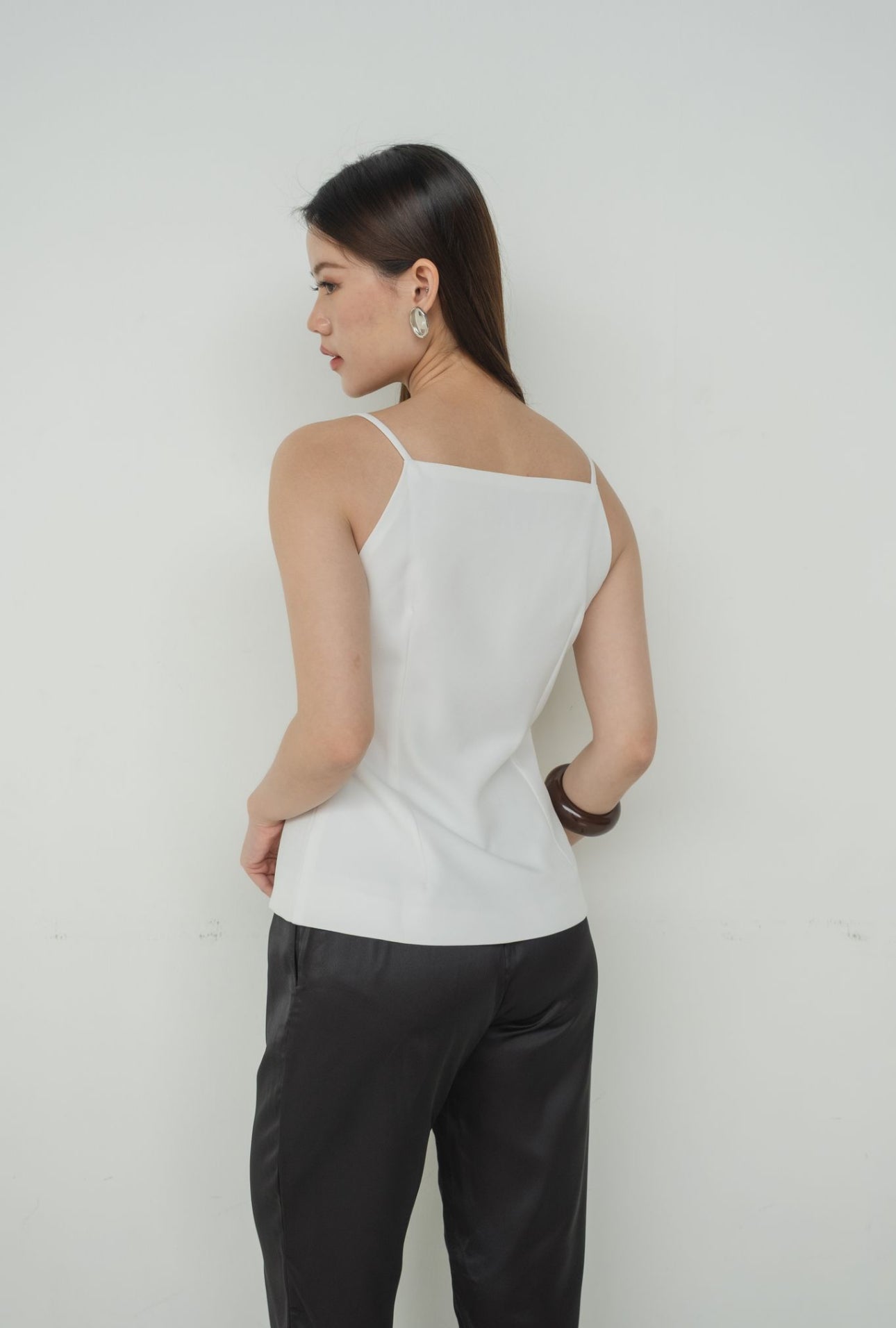 Jeanne Boatneck Tank | White