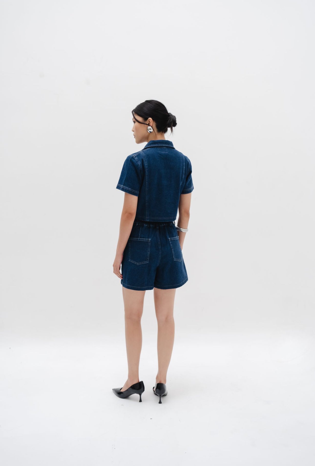 Poppy Skort | Dark Blue Denim