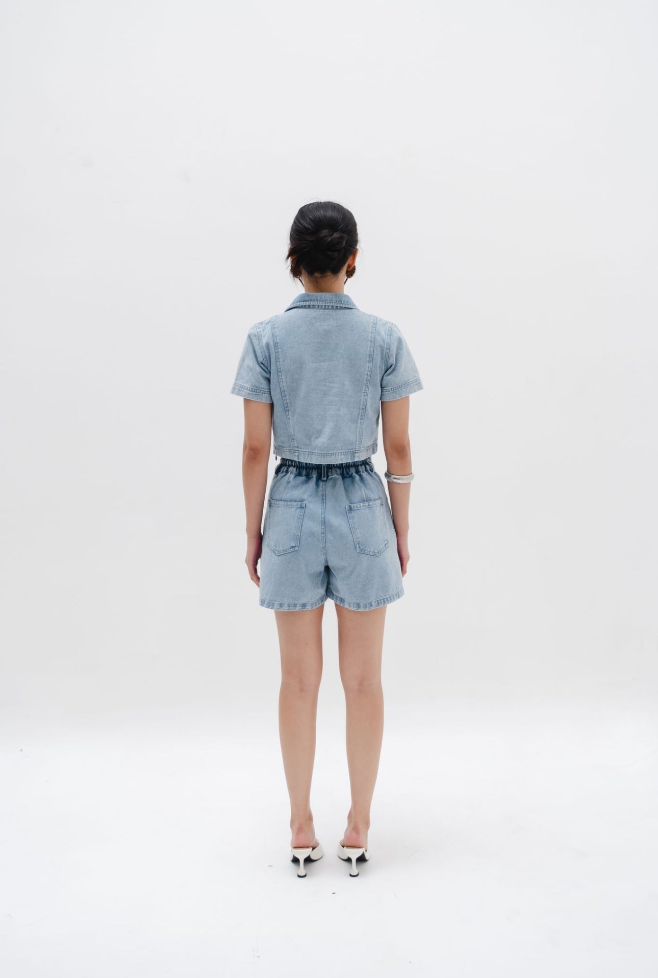 Poppy Top | Light Denim