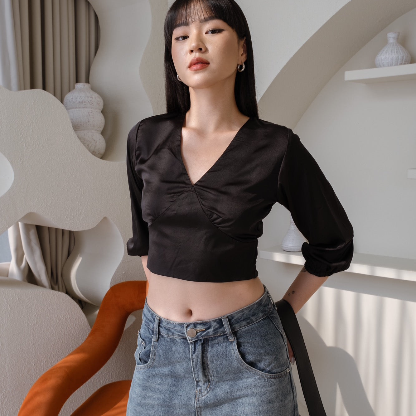 Lou Wrap Top