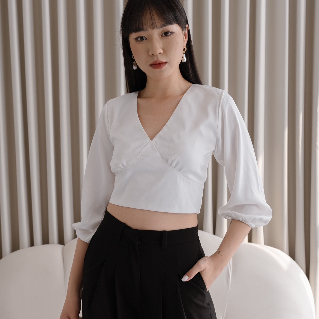 Lou Wrap Top