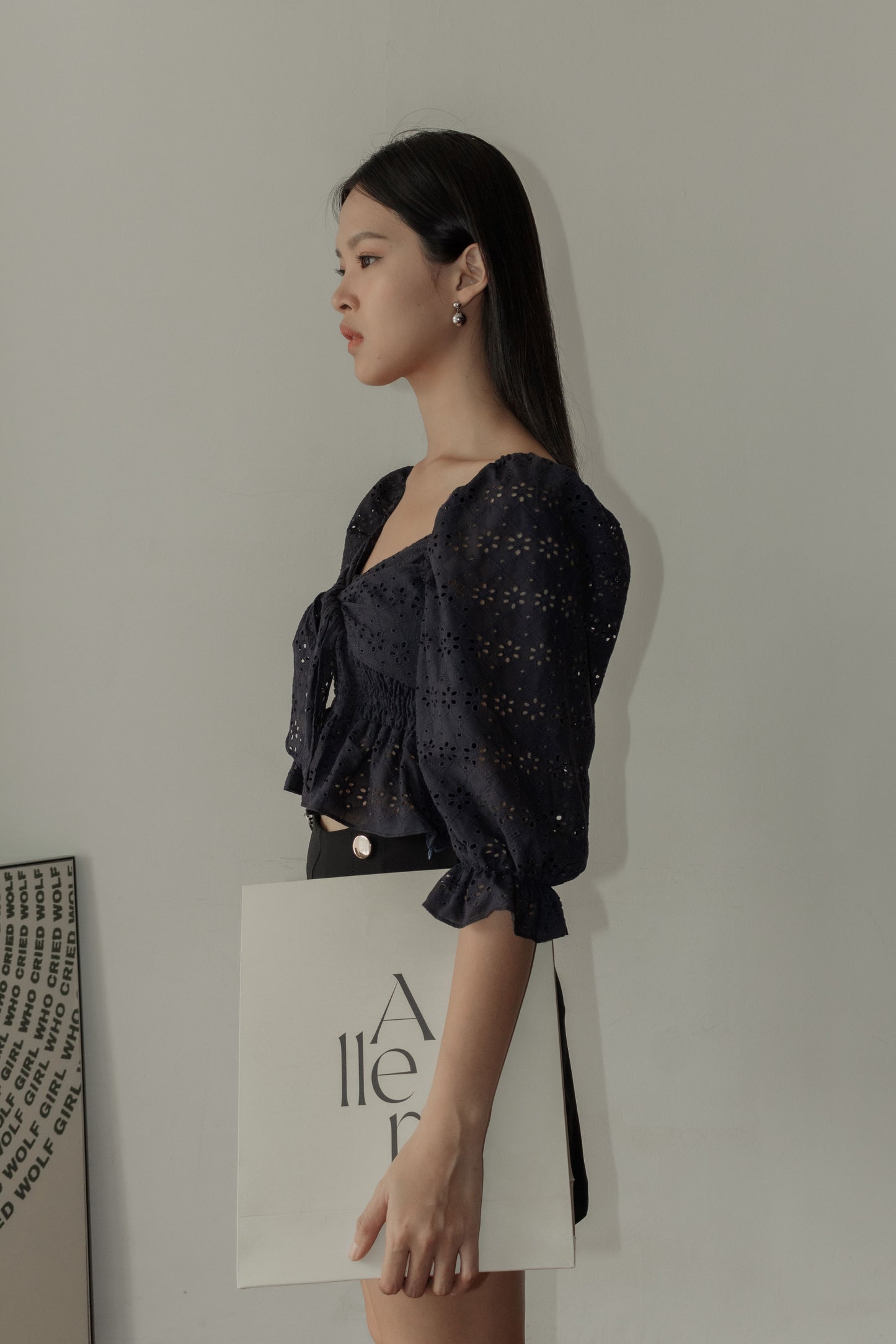 Tracie Eyelet Top