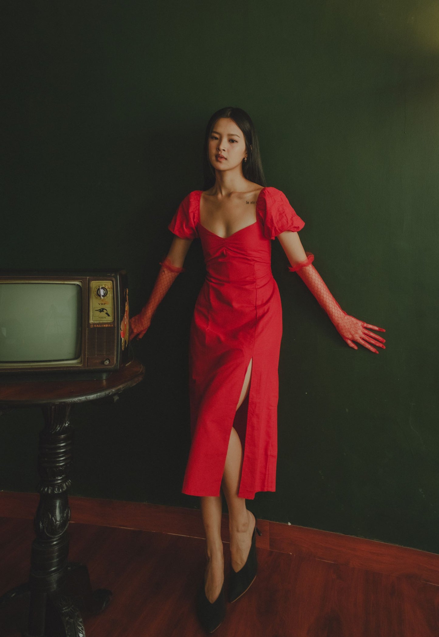 Louisa Slit Dress