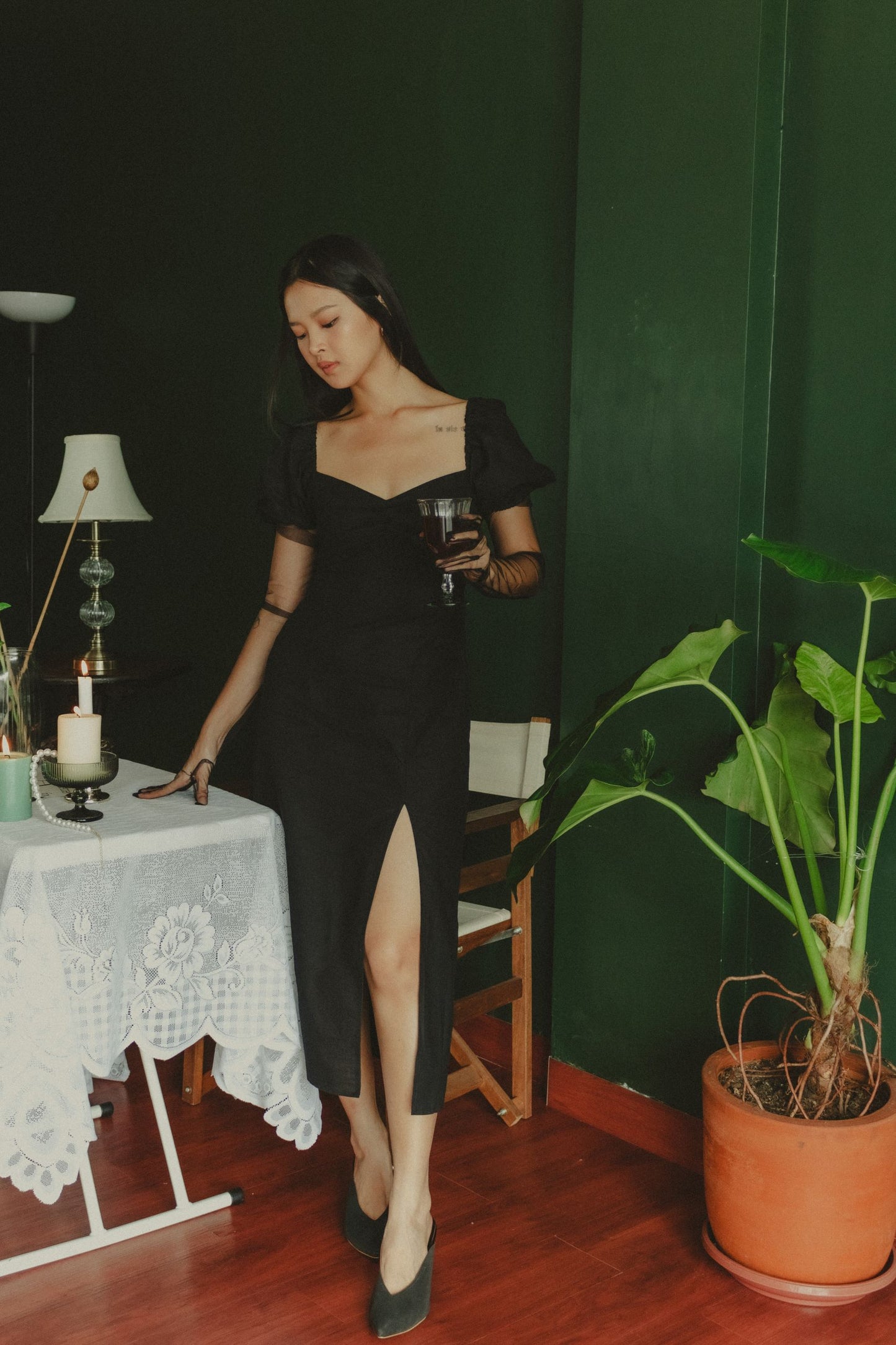 Louisa Slit Dress