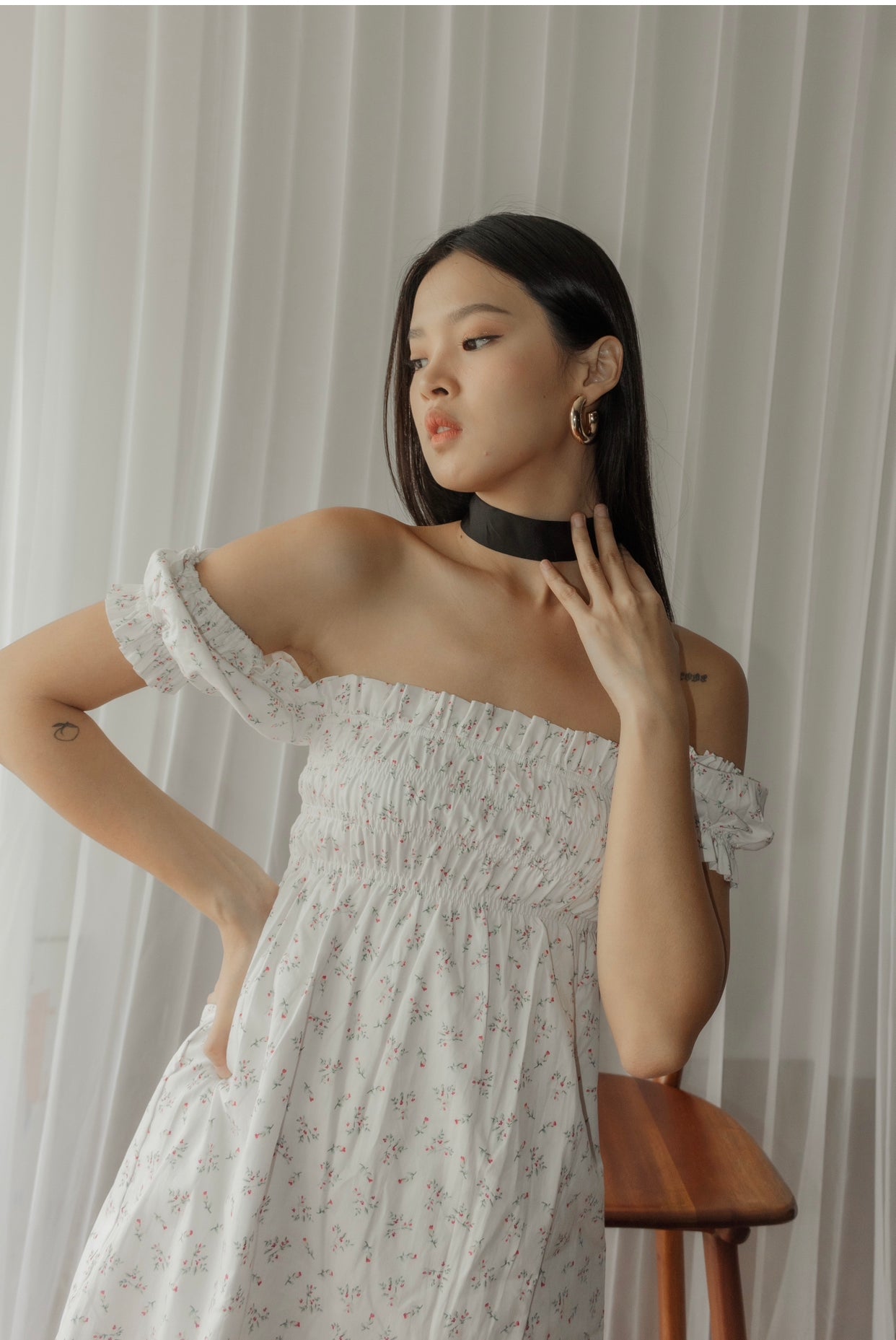 Kourtney Puff Mini Dress