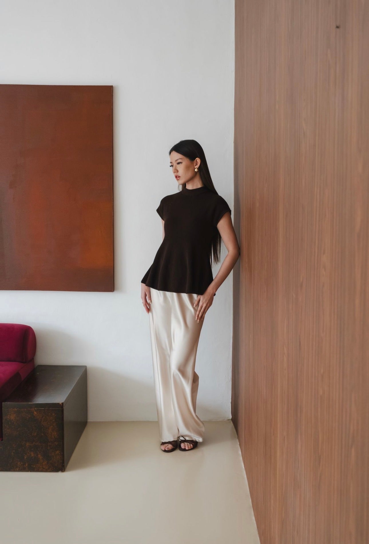 Arlette Top | Truffle