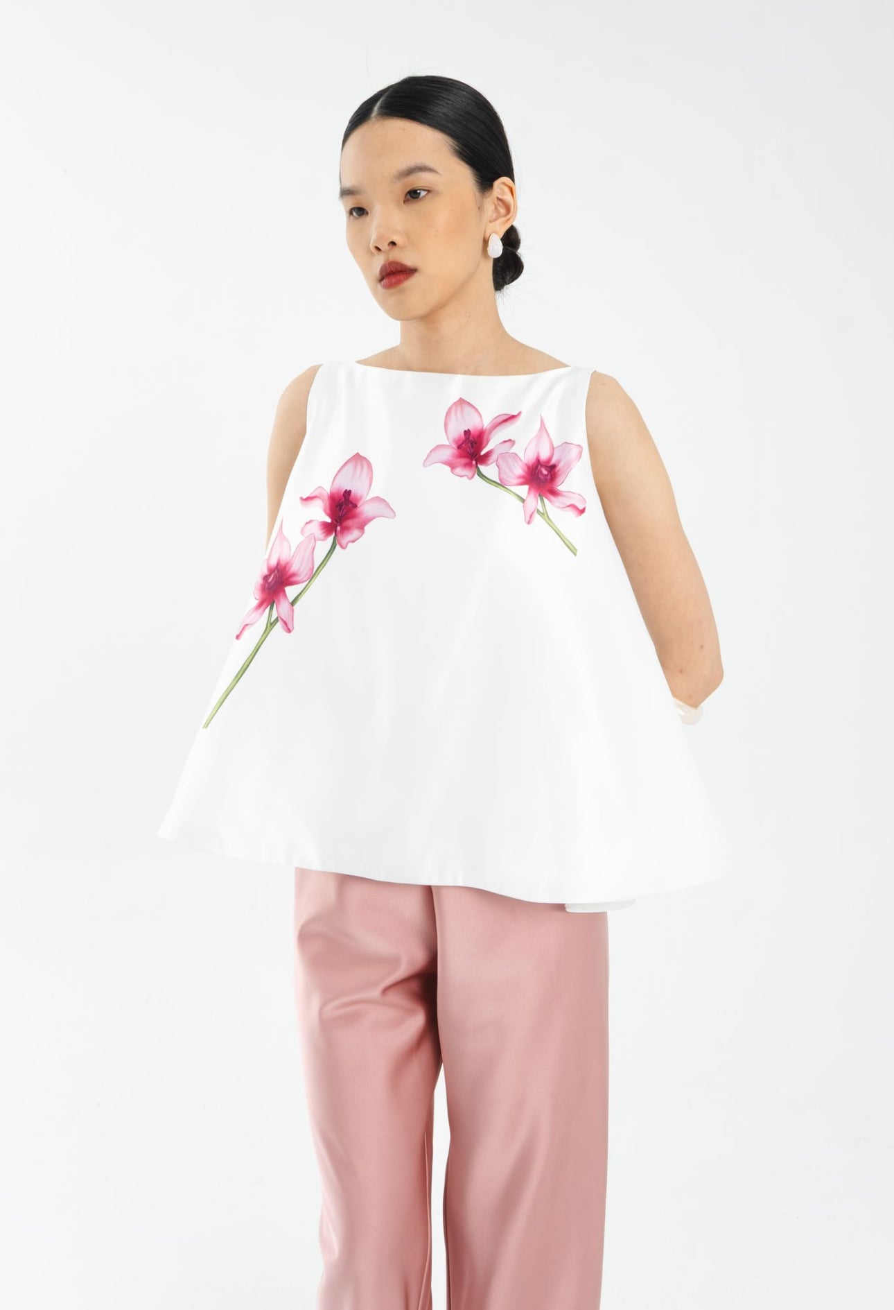 Linea Top | Pink Floral