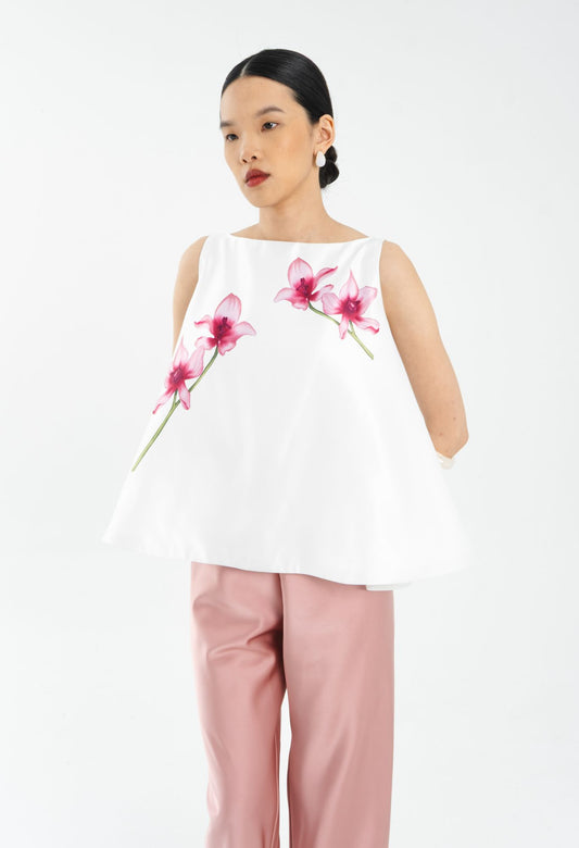Linea Top | Pink Floral