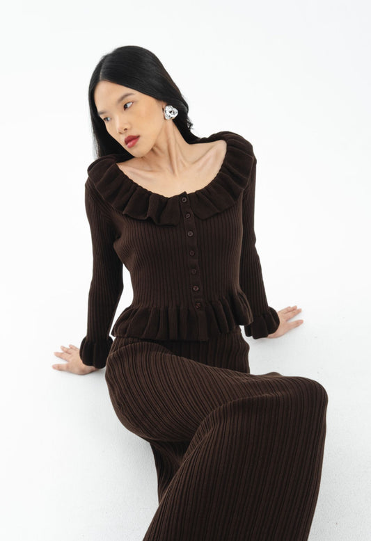 Charm Cardigan | Truffle