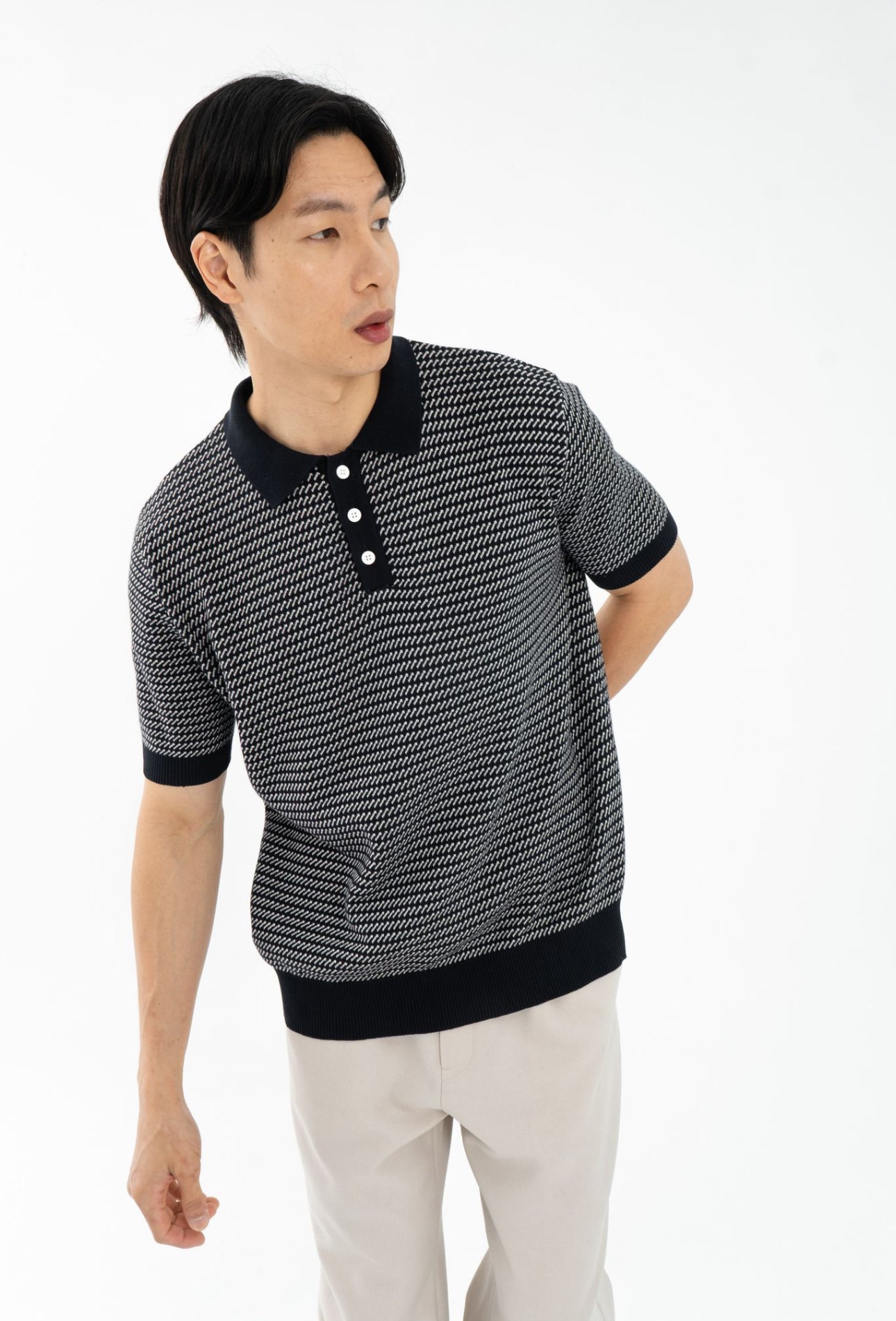 Brave Polo Top | Navy
