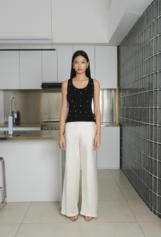 Ease Tanktop | Black Beads