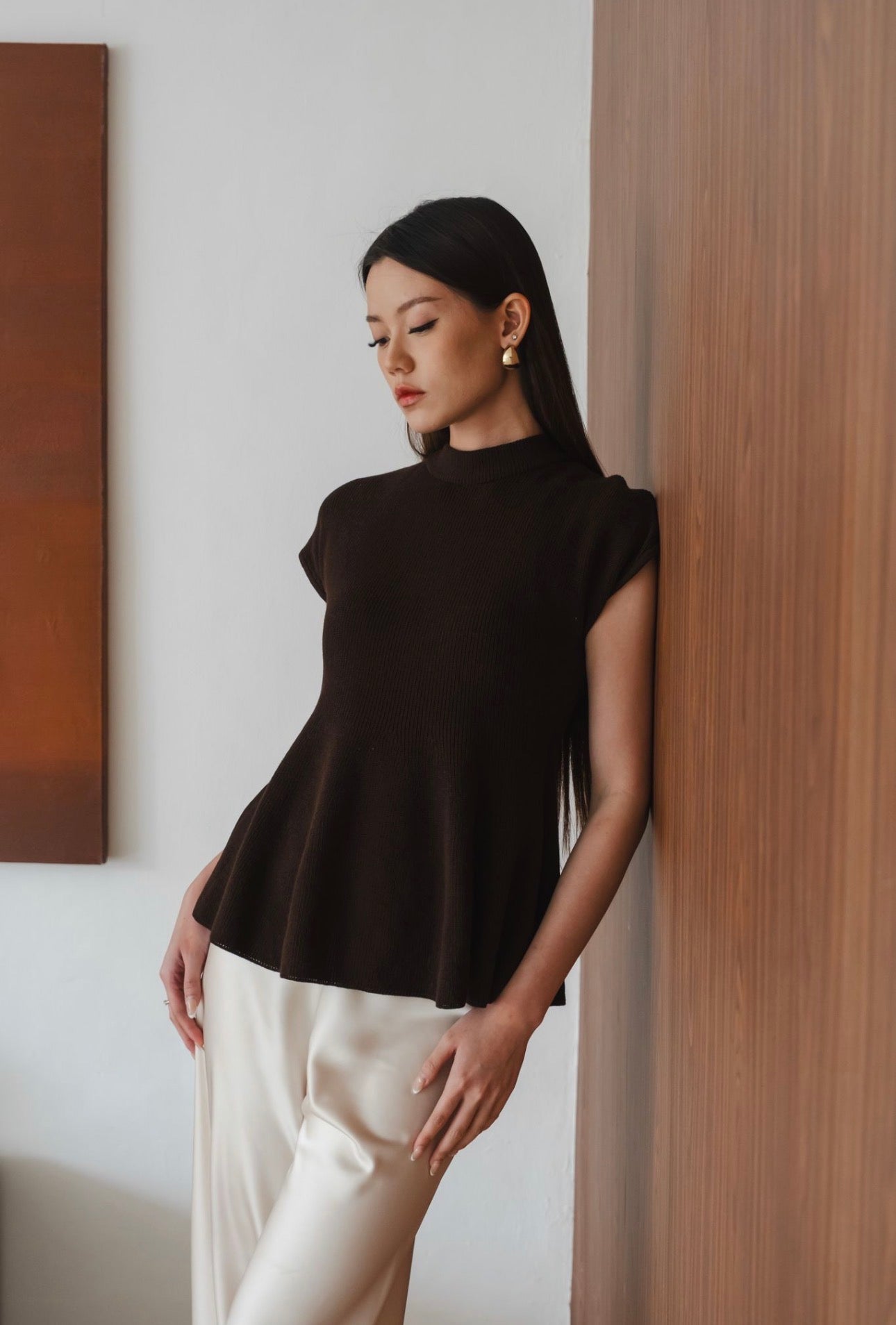 Arlette Top | Truffle