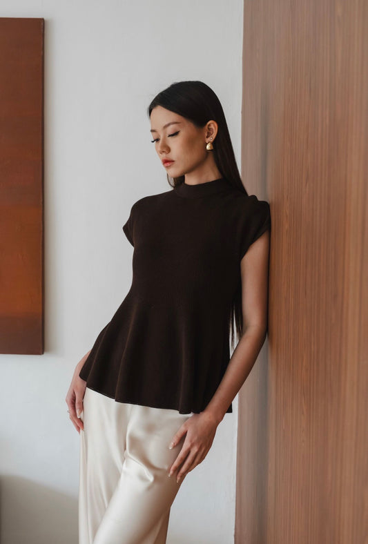 Arlette Top | Truffle
