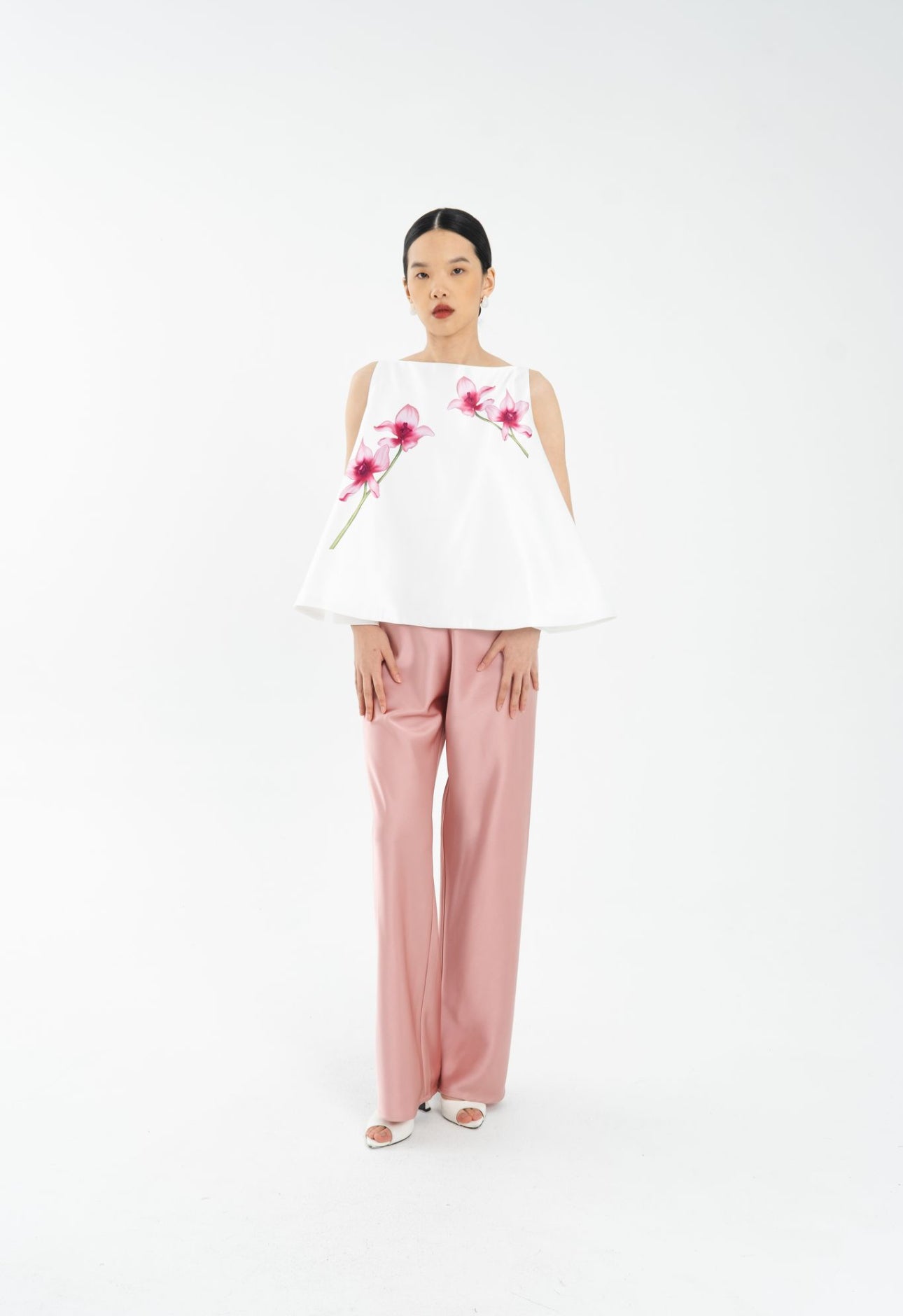 Linea Top | Pink Floral