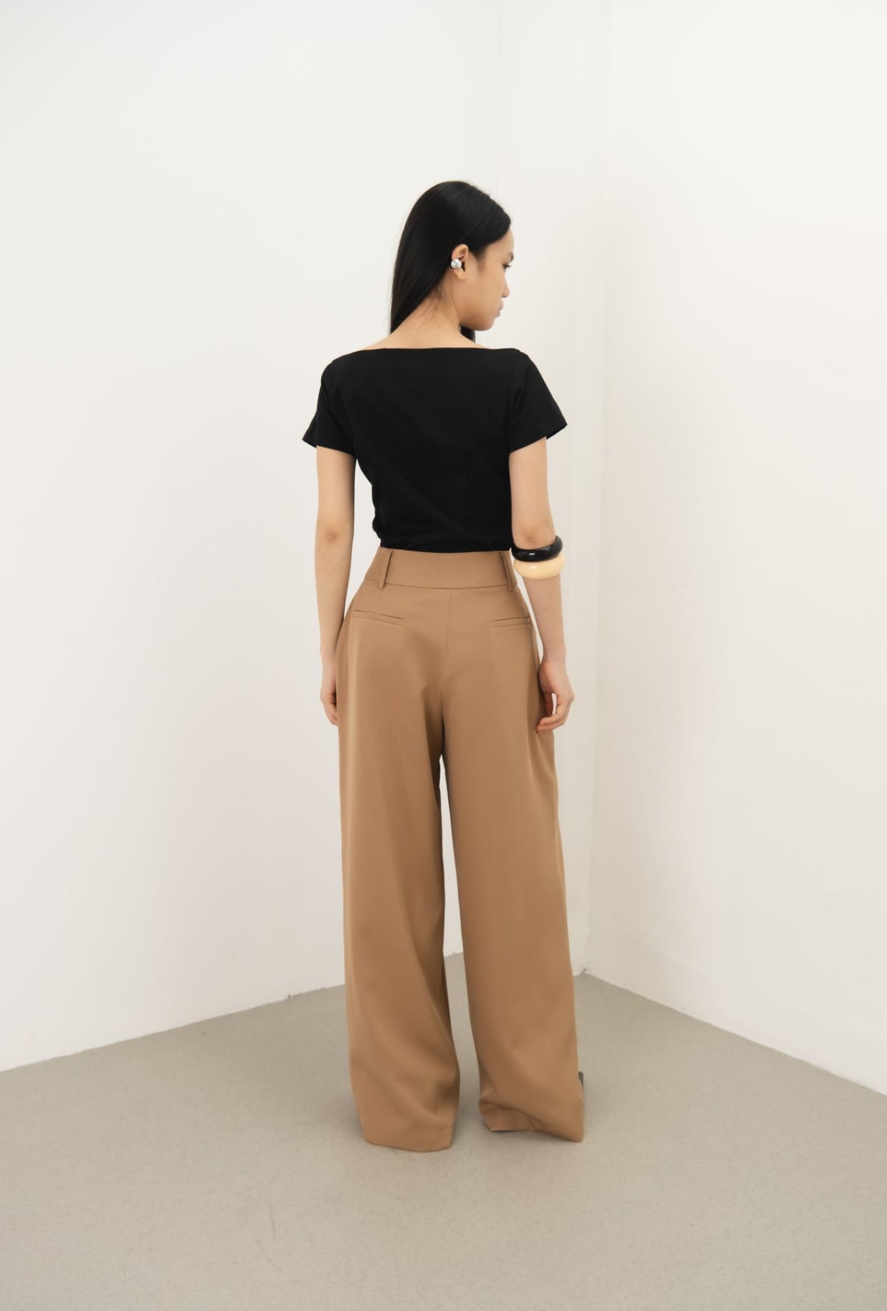 Monet Highwaisted Pants | Brown