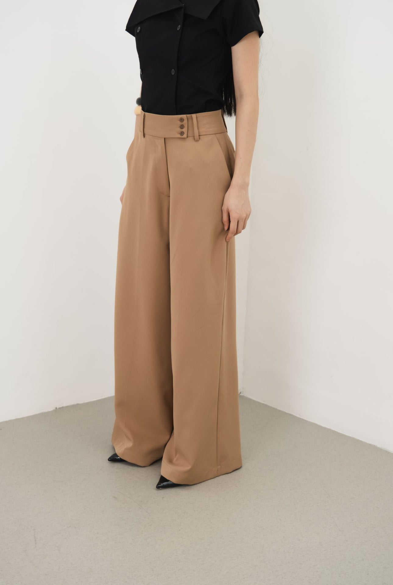 Monet Highwaisted Pants | Brown