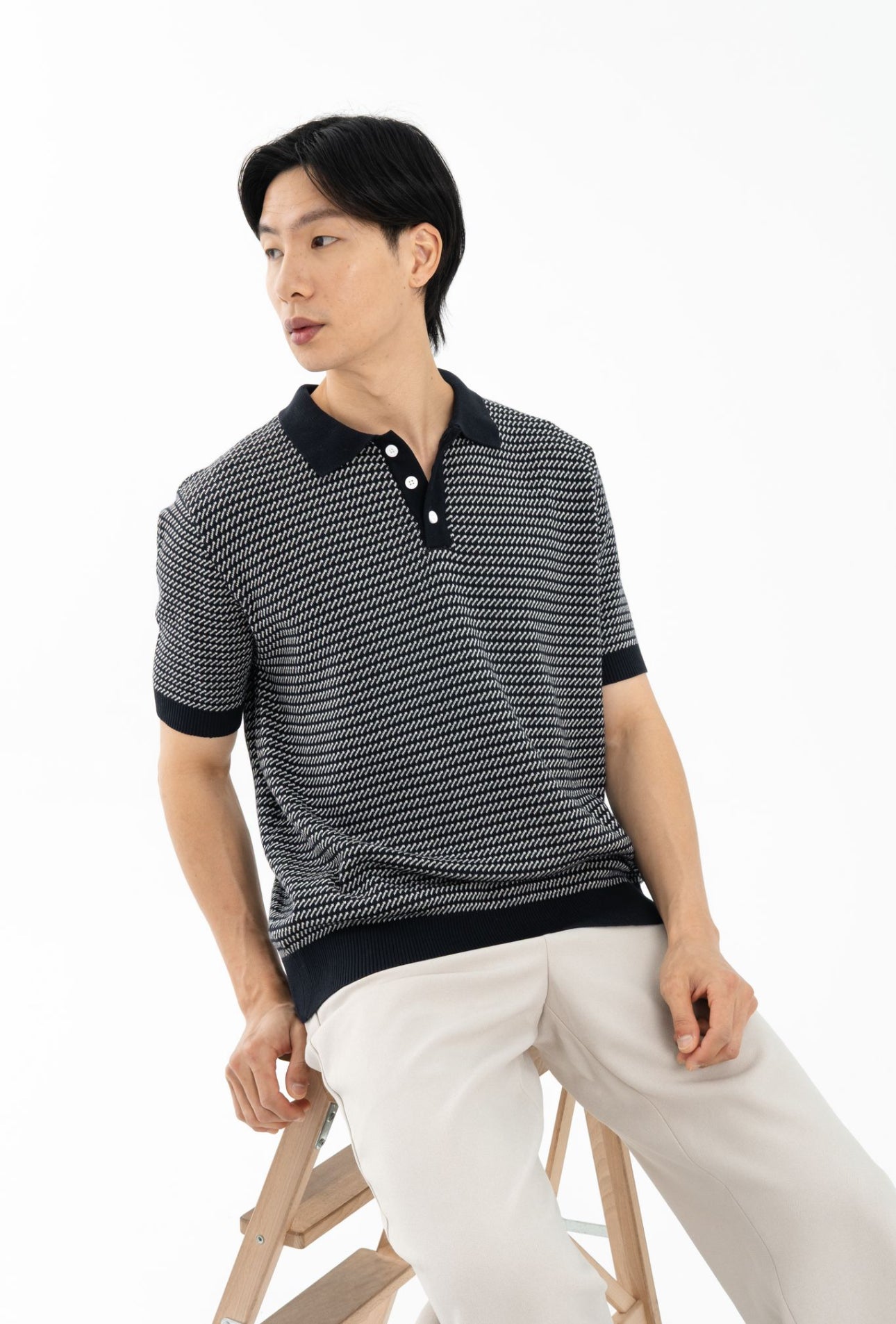 Brave Polo Top | Navy