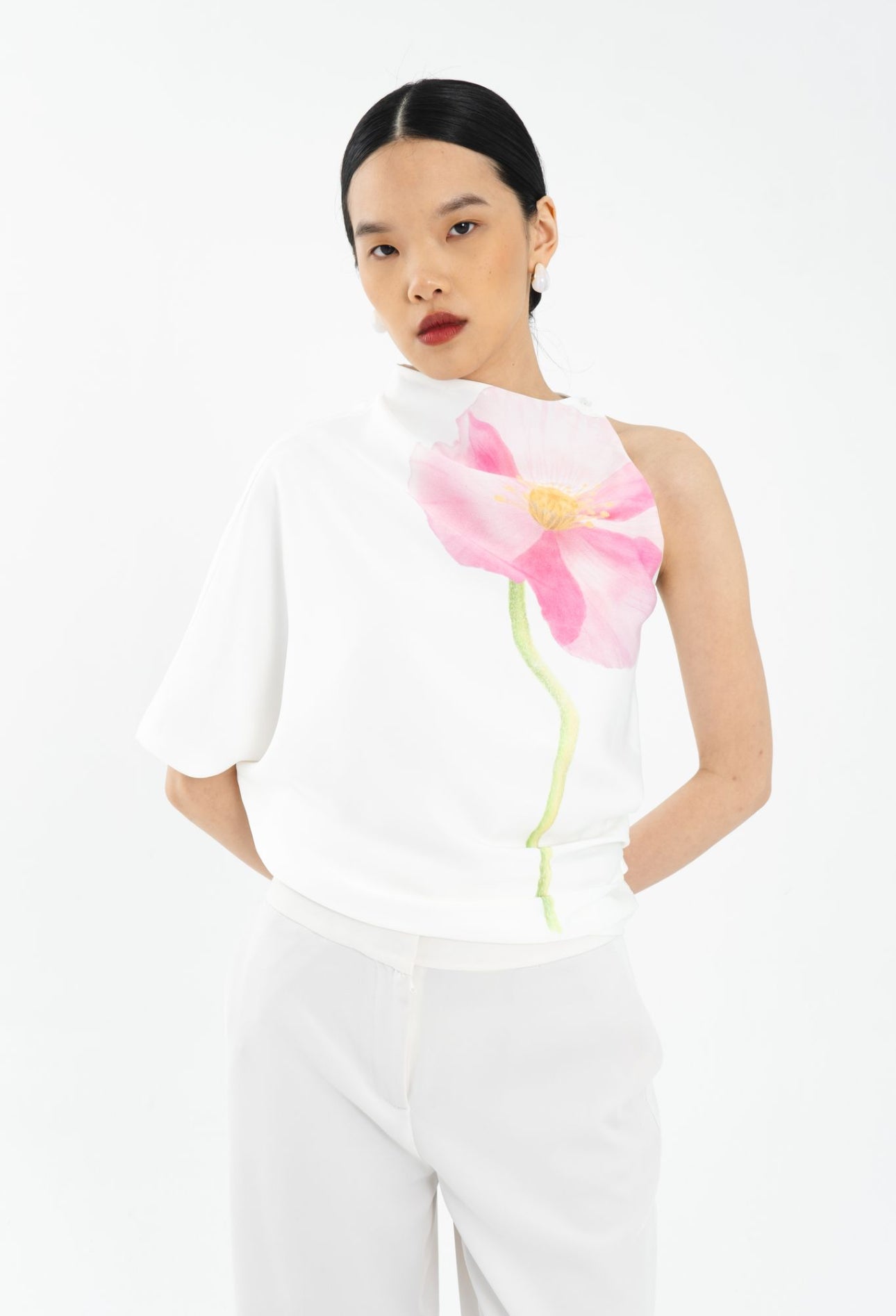 Poise Top | Pink Floral
