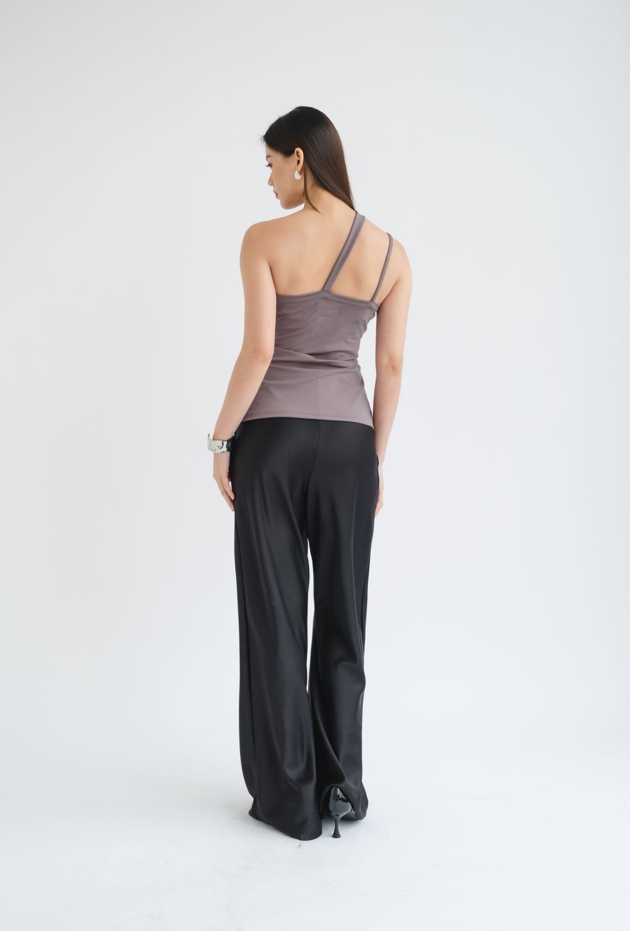 Faye Asymmetrical tank | Space Grey