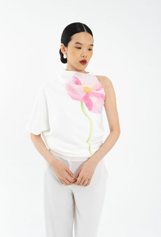 Poise Top | Pink Floral