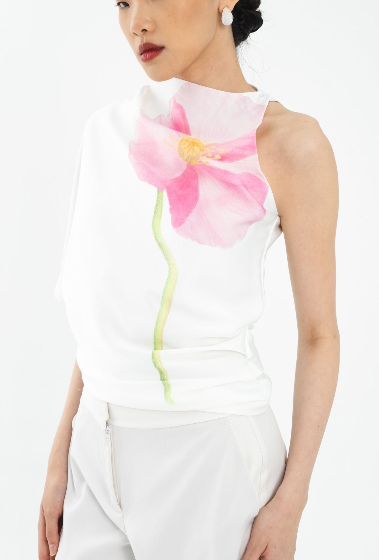 Poise Top | Pink Floral