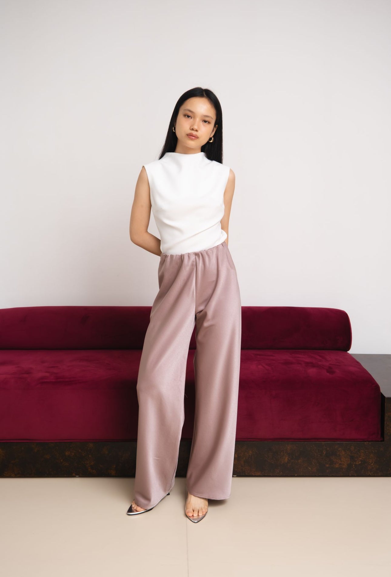 AllDay Suede Pants | Mauve