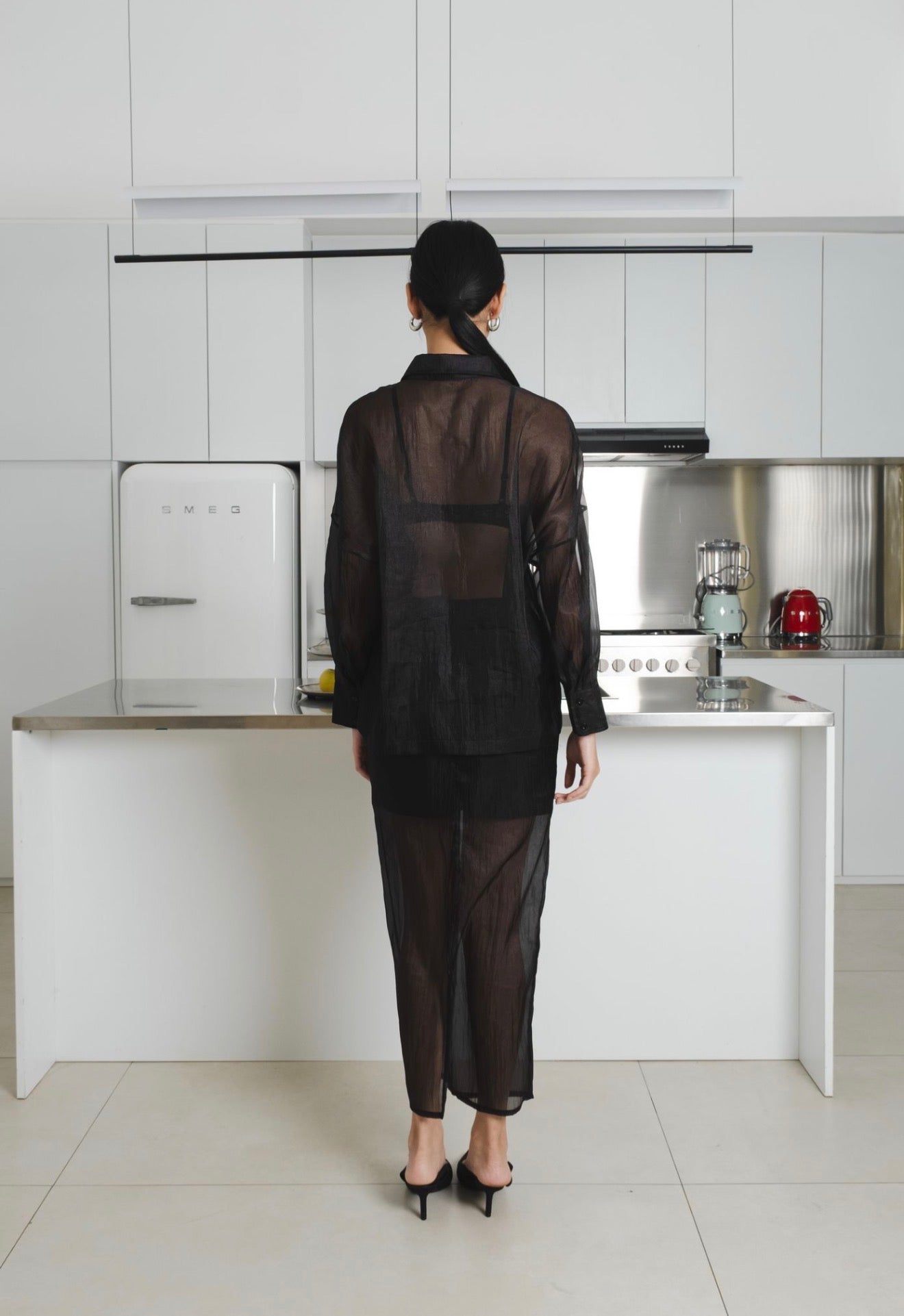 Brise Sheer Shirt | Black
