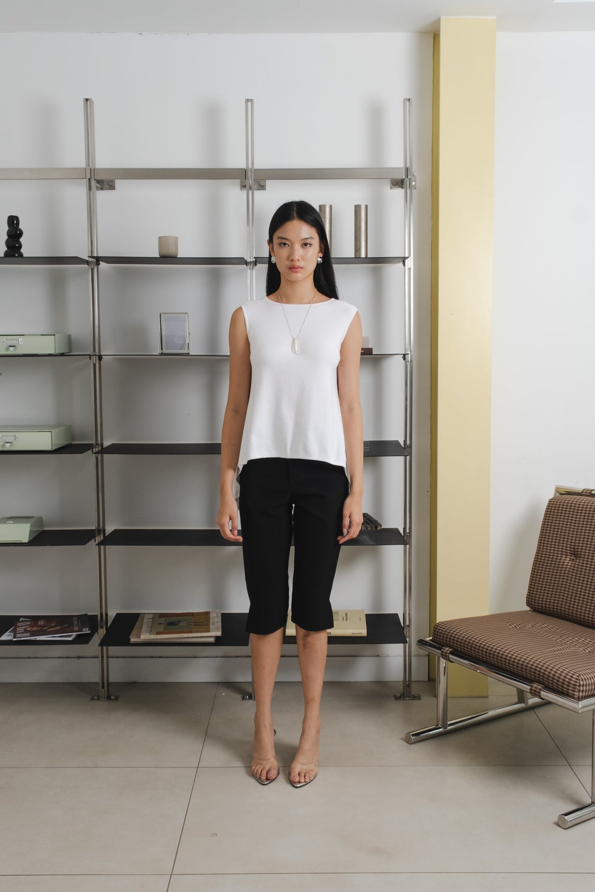 Motion Knit Top | White