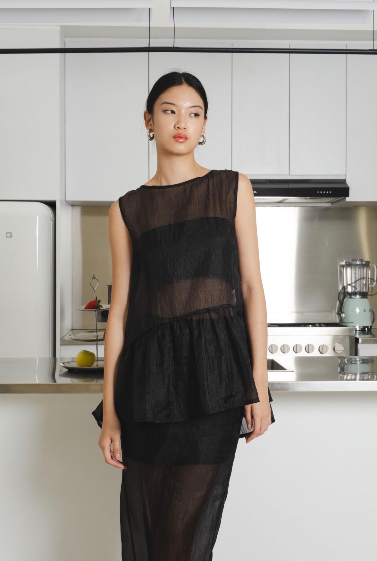 Sunday Sheer Top | Black