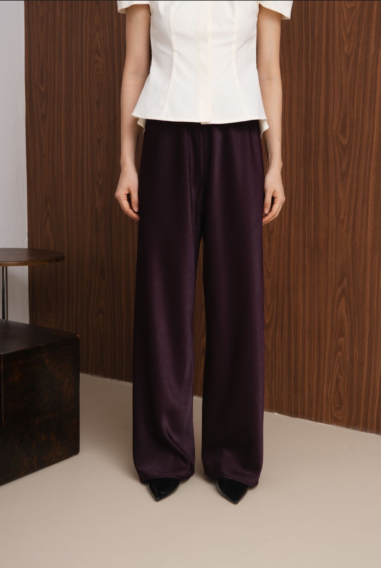 AllDay Suede Pants | Plum